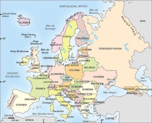 Resultado de imagem para mapa polÃ­tico da europa dinamarca