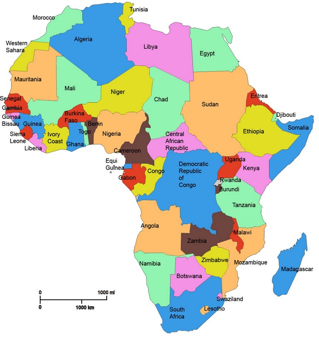 Resultado de imagem para continente africano