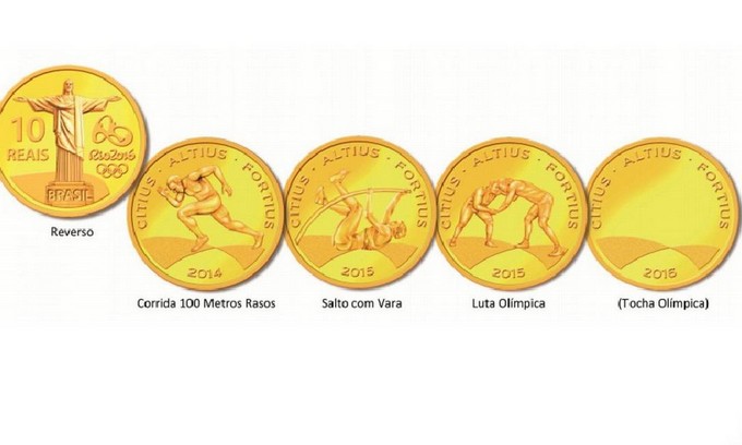 Banco Central lança nove moedas comemorativas dos Jogos Olímpicos 2016