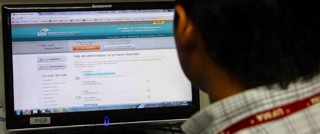 Inscrições para o Sisu começam dia 19. Vagas já podem ser consultadas. 2