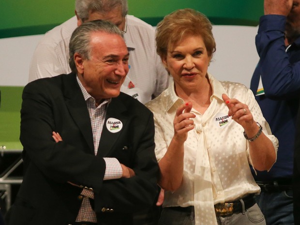 Marta Suplicy é a nova filiada do PMDB