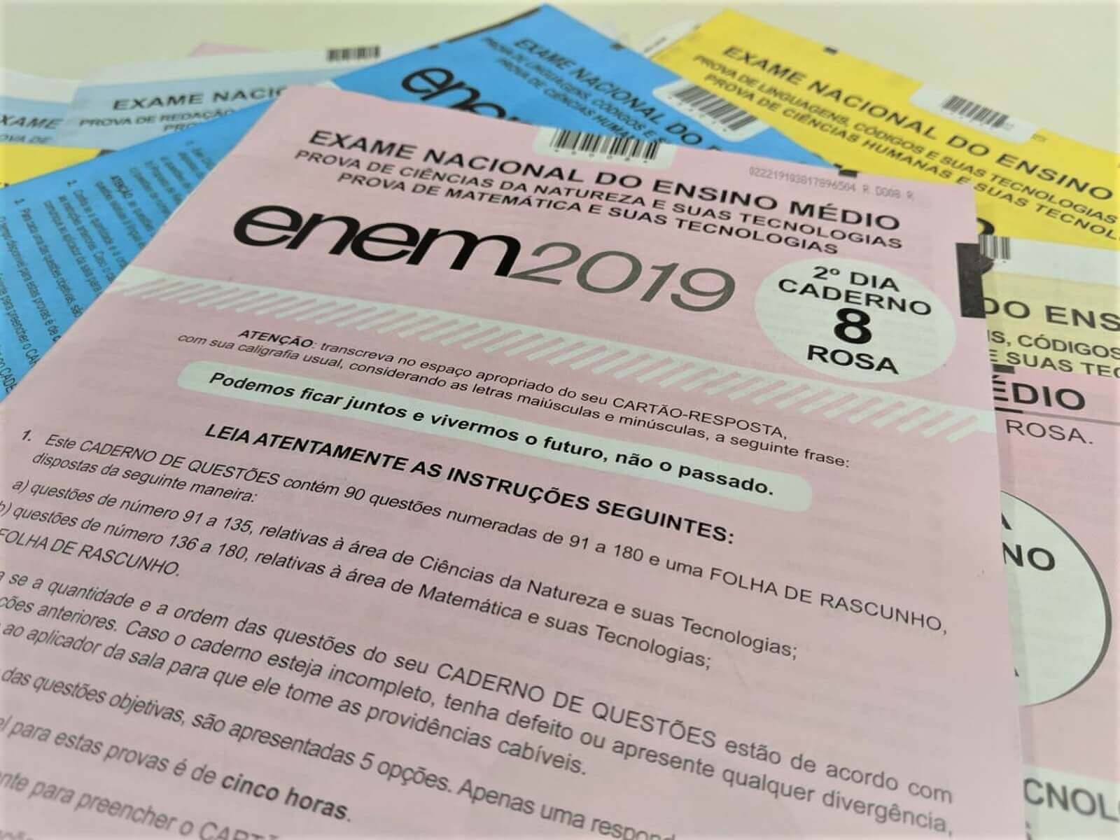 Divulgados os gabaritos oficiais do Enem 2019