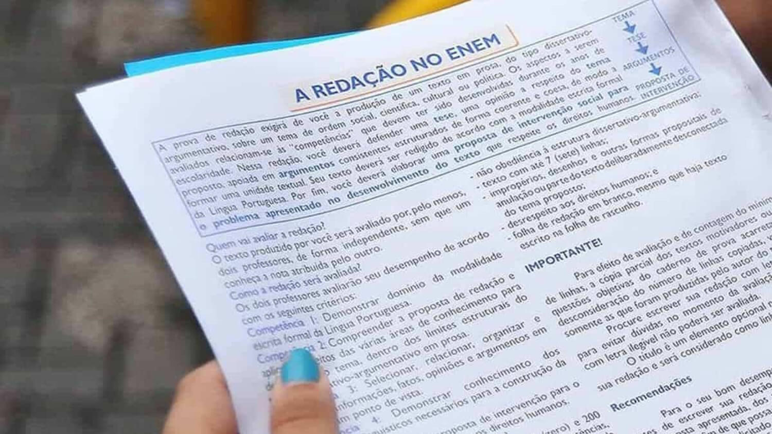 Inep abre inscrições para corretores de redação para o Enem 2021