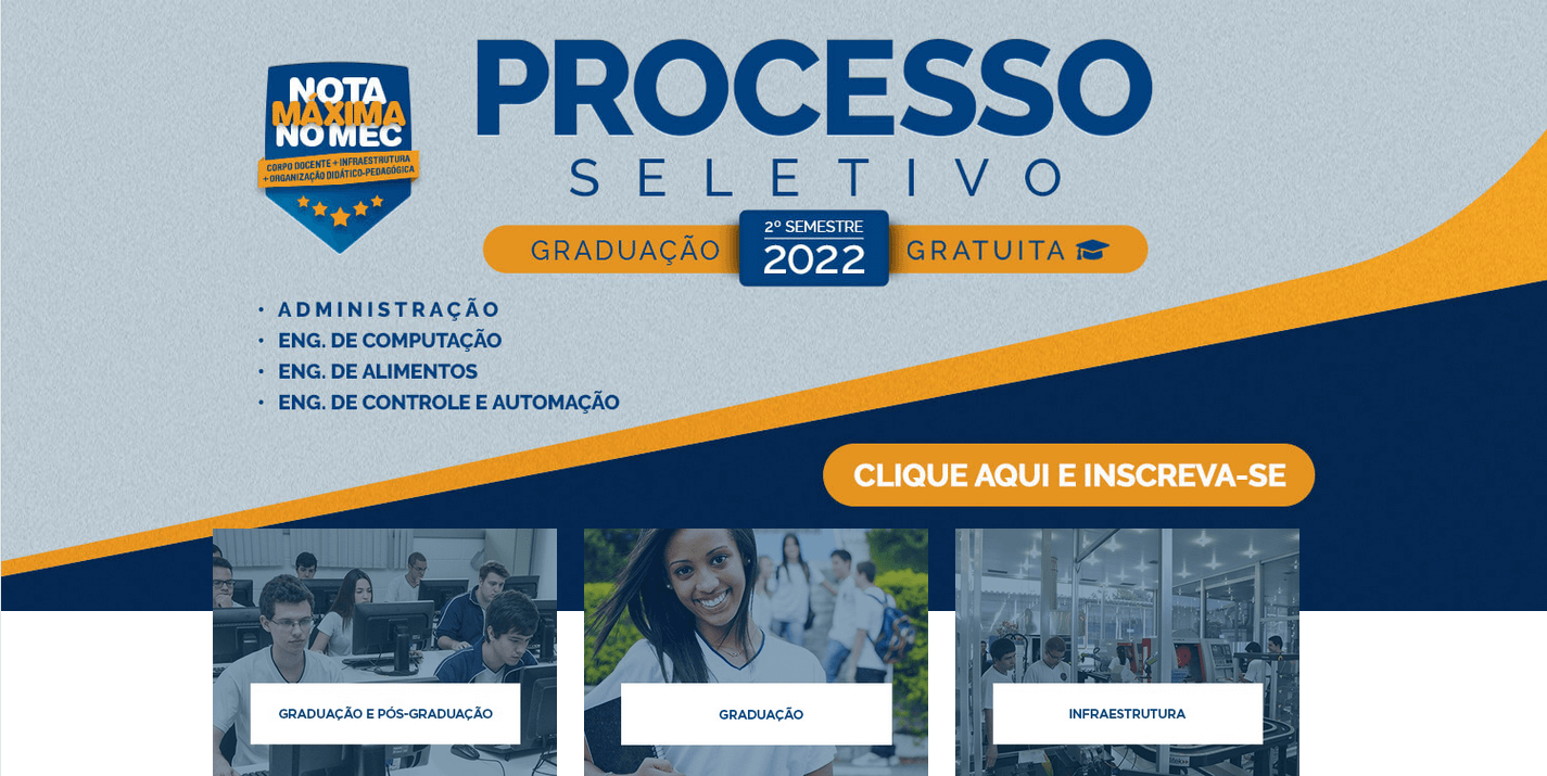 Abertas inscrições para Vestibular 2022/2 da Faculdade Engenheiro Salvador Arena (SP)