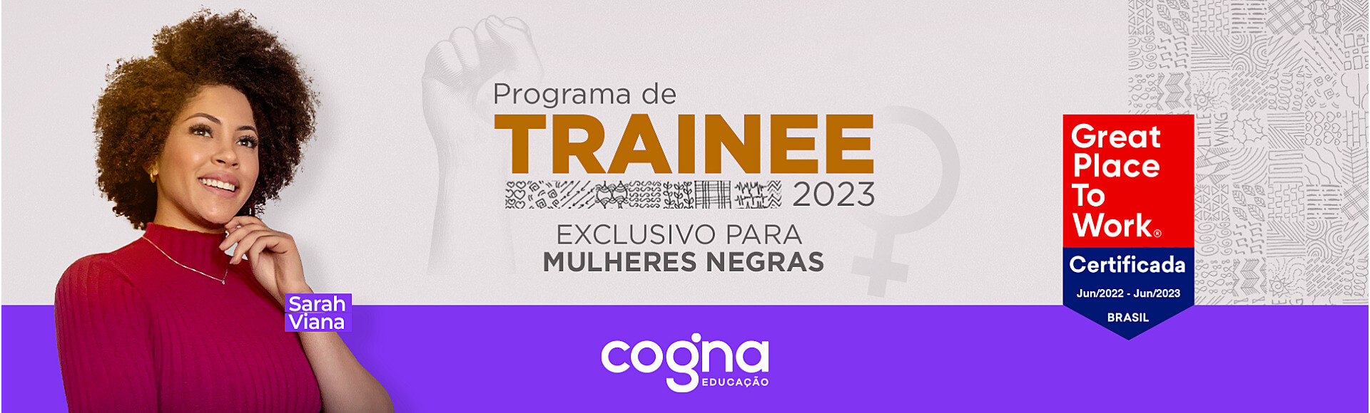 Cogna lança Programa de Trainee para mulheres negras