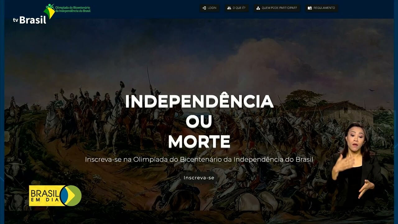 Olimpíada do Bicentenário da Independência do Brasil está com inscrições abertas